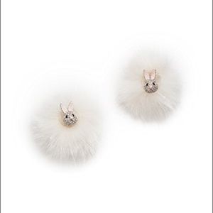 Kate Spade Make Magic Reversible Bunny Earrings